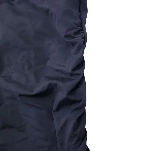 New CALIA Women's Strappy Ruched Tankini Top Size S Black - Picture 6 of 11